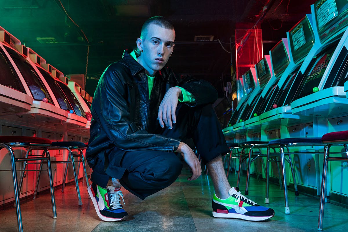 puma eskiva hi textured wns